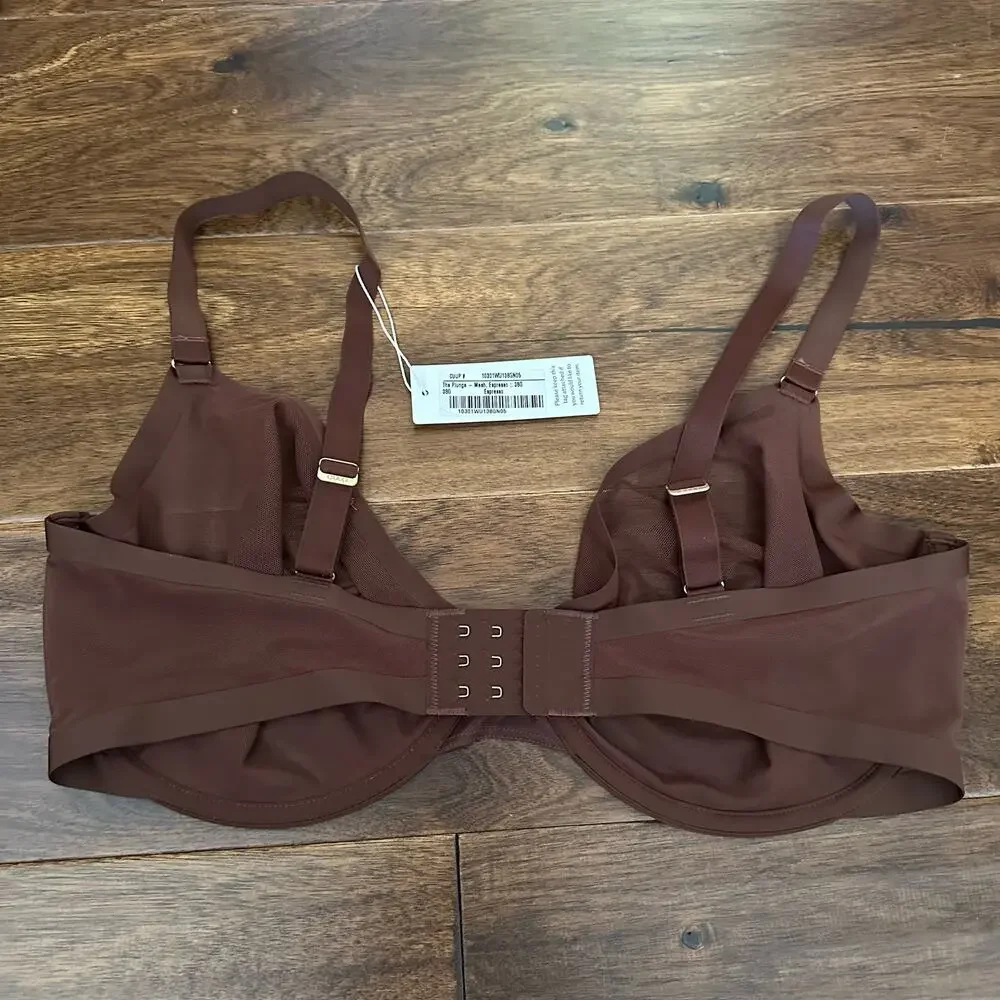 NWT Cuup 38G (4D) The Plunge Mesh espresso brown bra - Picture 8 of 14